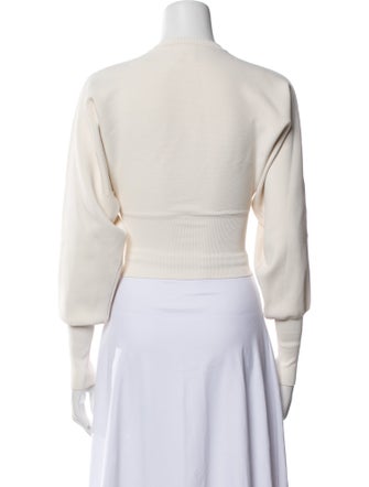 Helsa Crew Neck Long Sleeve Crop Top