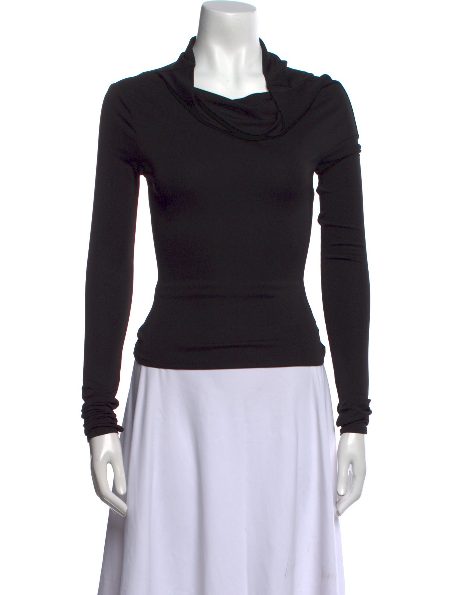 Helsa Cowl Neck Long Sleeve Top