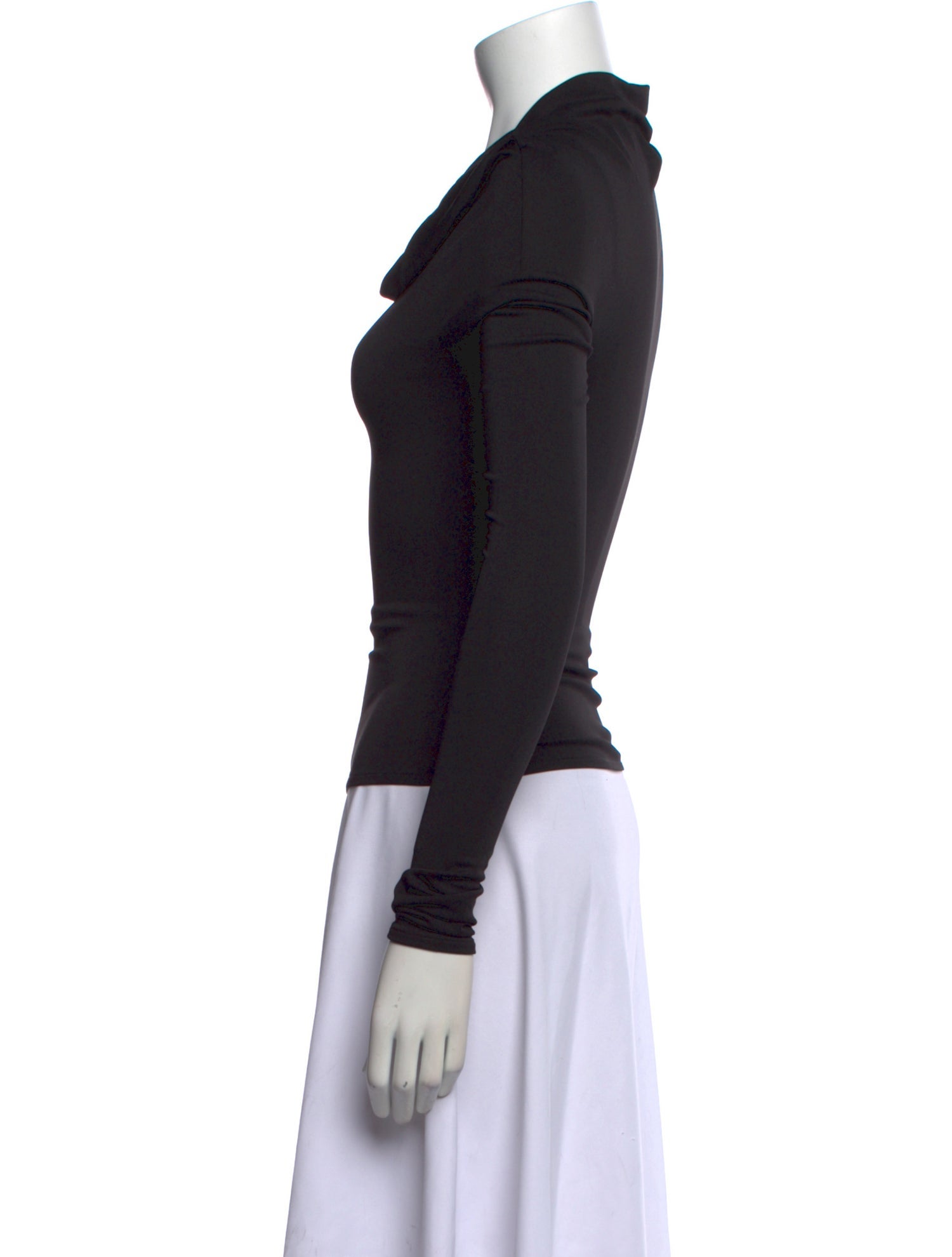 Helsa Cowl Neck Long Sleeve Top