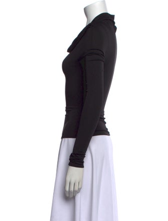 Helsa Cowl Neck Long Sleeve Top