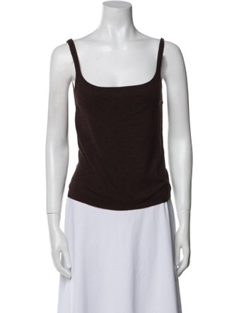 Helsa Square Neckline Sleeveless Top