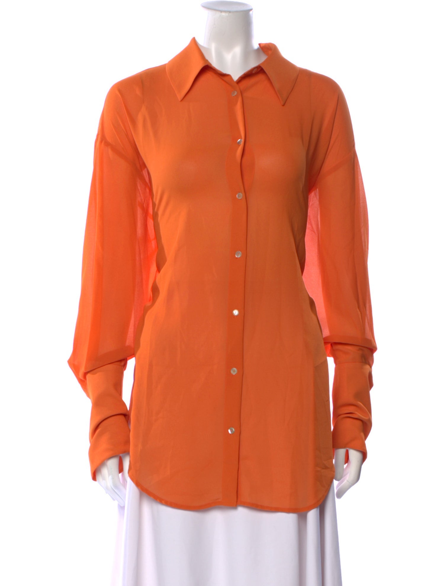 Helsa Long Sleeve Button-Up Top