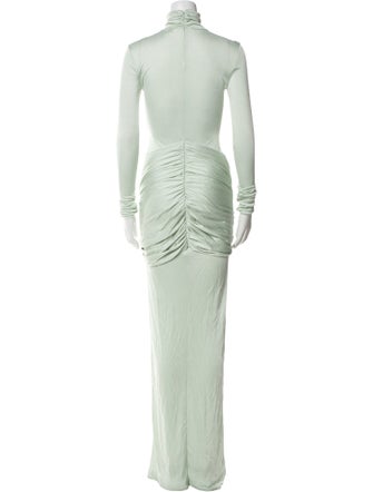 Helsa Mock Neck Long Dress