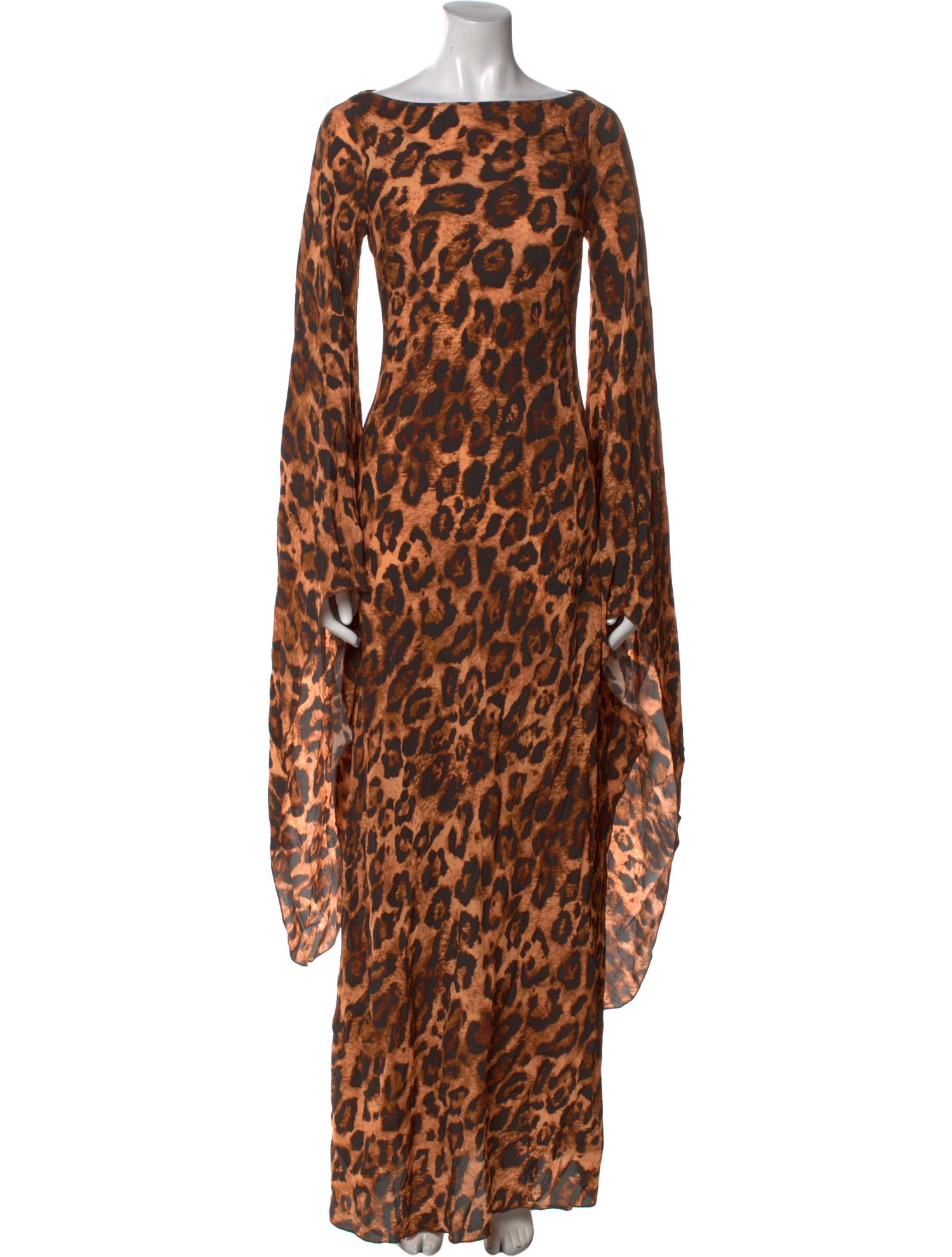 Helsa Animal Print Long Dress w/ Tags