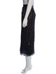 Helsa Lace Pattern Midi Length Skirt