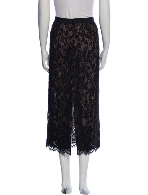 Helsa Lace Pattern Midi Length Skirt