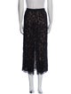 Helsa Lace Pattern Midi Length Skirt