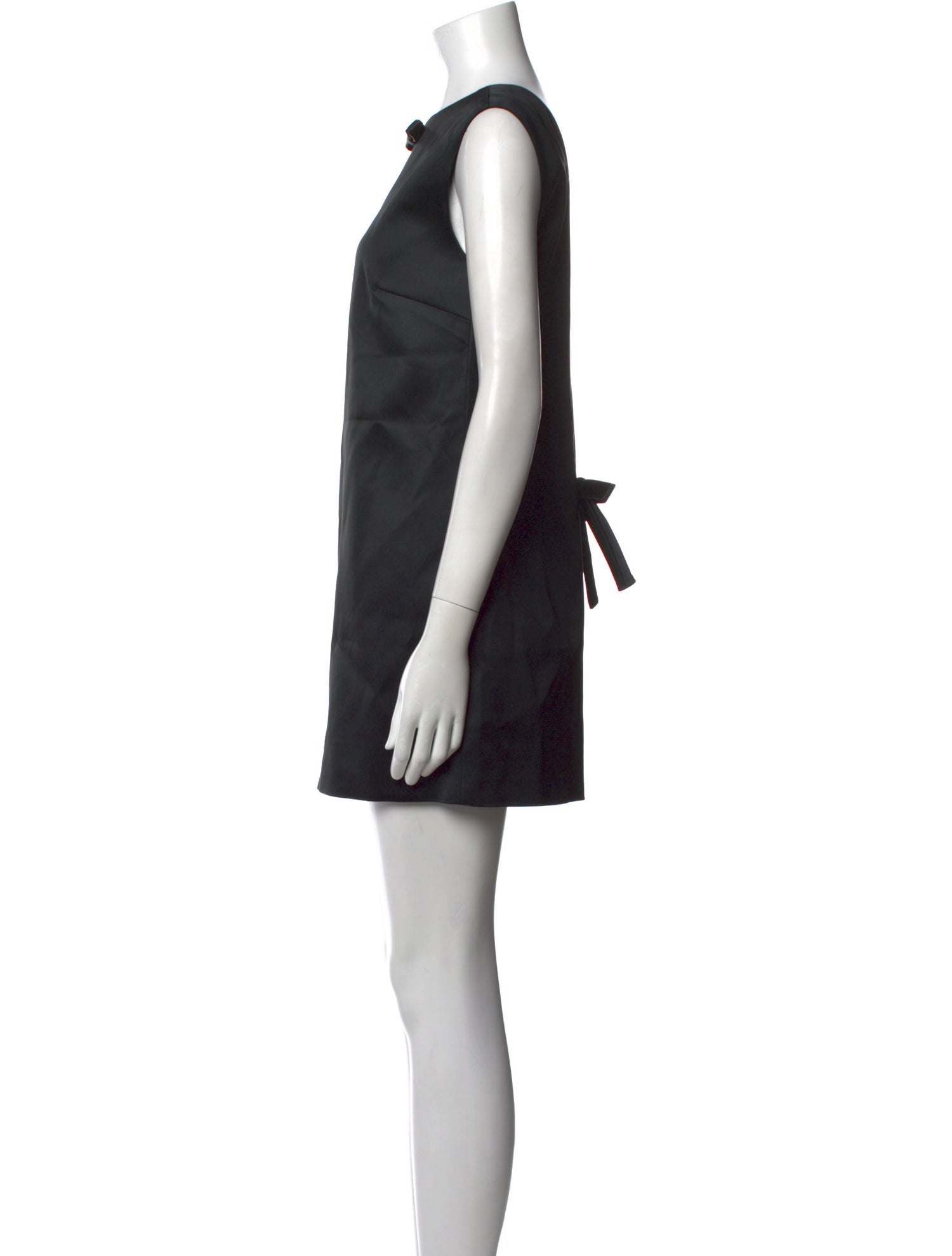 Helsa Bateau Neckline Mini Dress