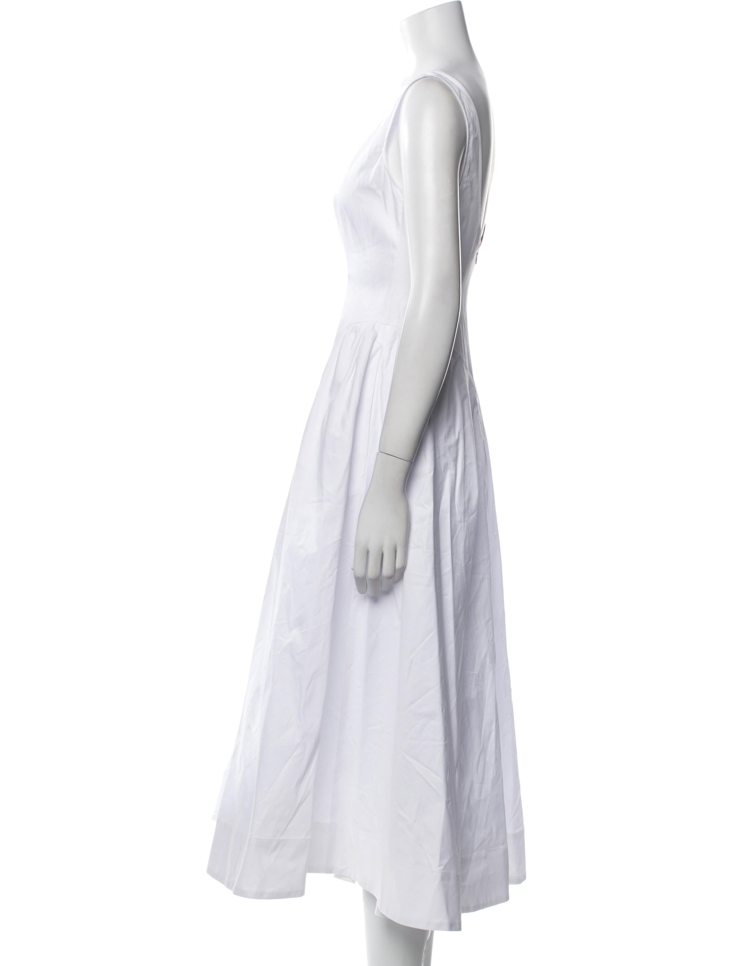 Helsa Bateau Neckline Midi Length Dress