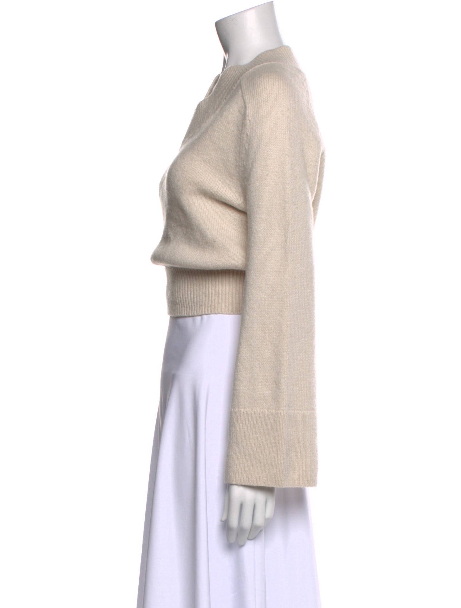 Helsa Nylon V-Neck Sweater