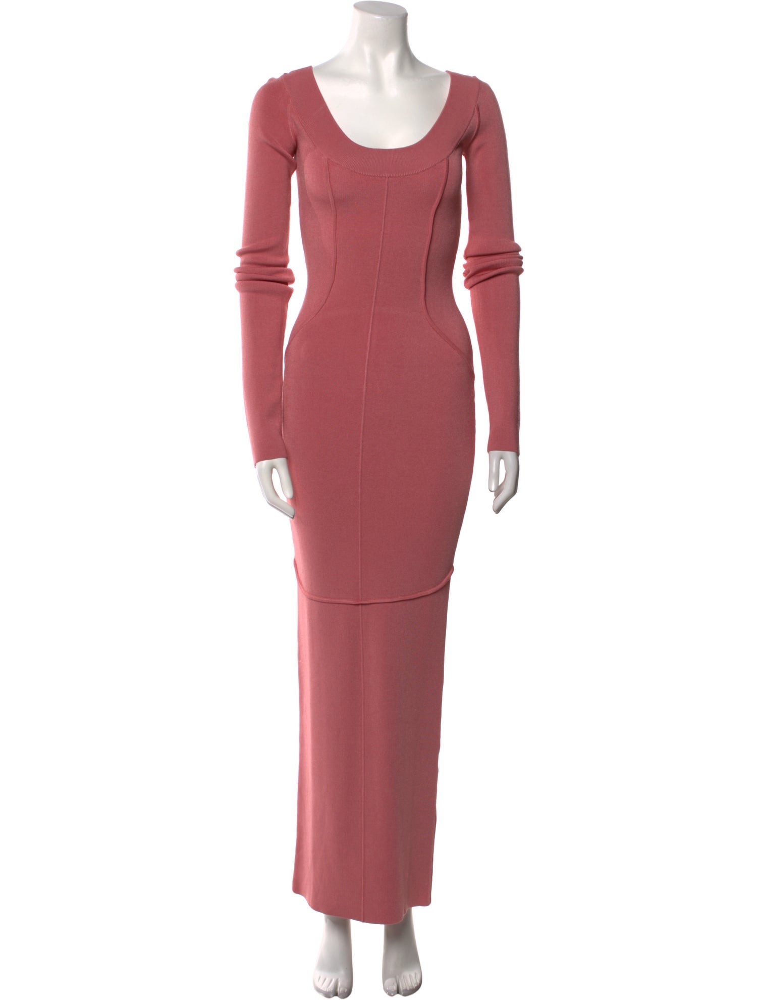 Helsa Scoop Neck Long Dress