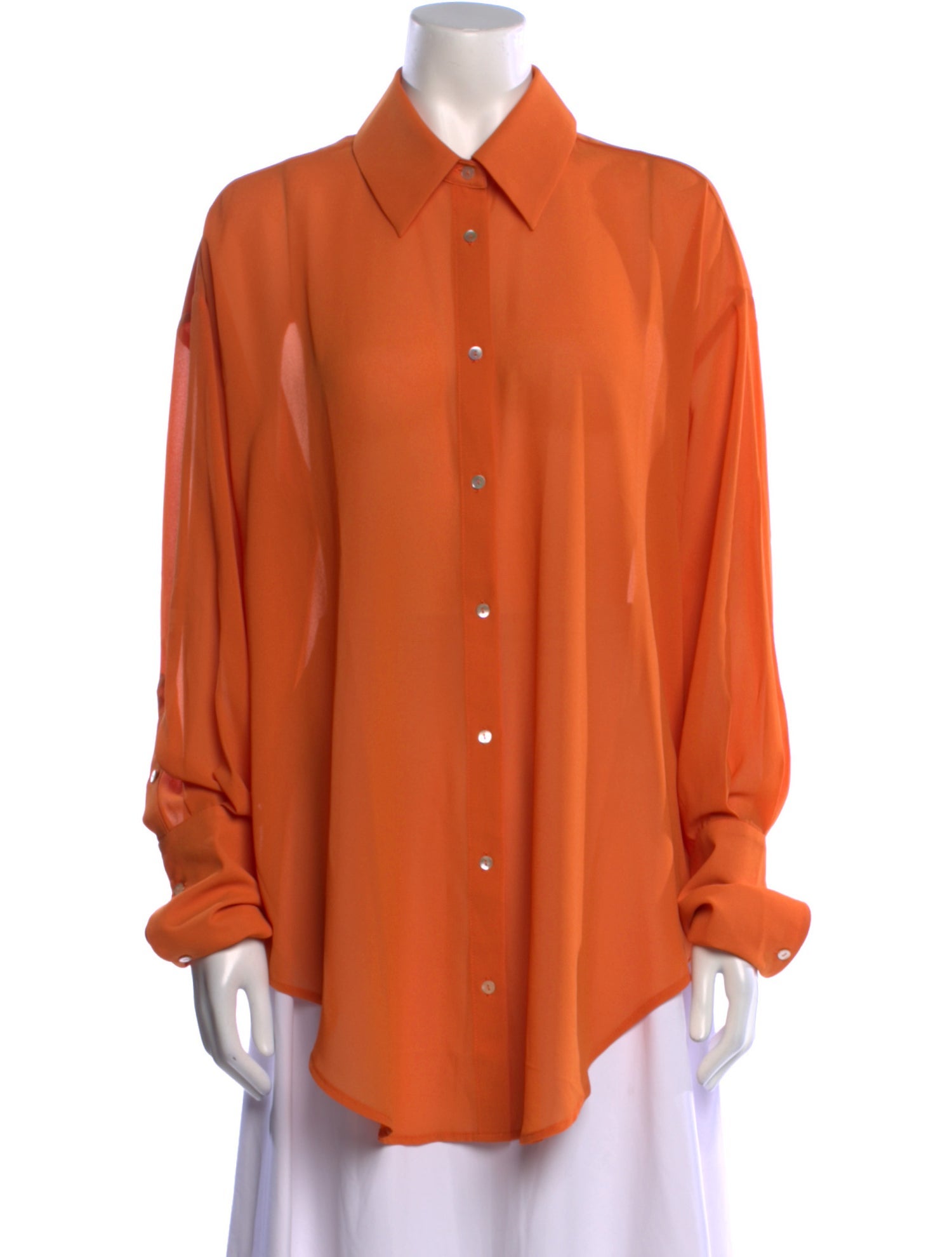 Helsa Long Sleeve Button-Up Top w/ Tags