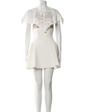 Helsa Mock Neck Mini Dress