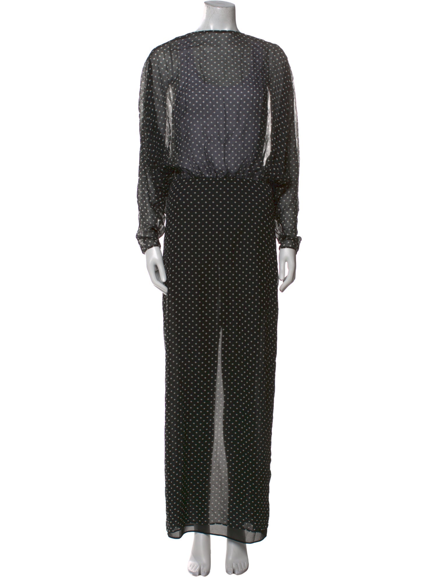 Helsa Silk Long Dress