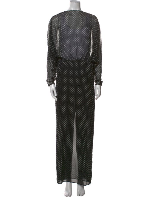 Helsa Silk Long Dress