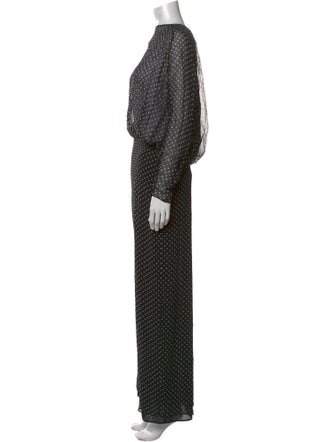 Helsa Silk Long Dress