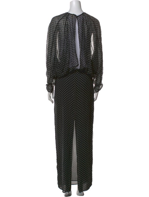 Helsa Silk Long Dress