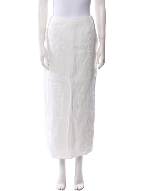 Helsa Linen Midi Length Skirt