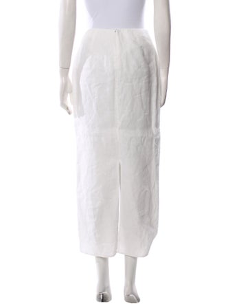 Helsa Linen Midi Length Skirt
