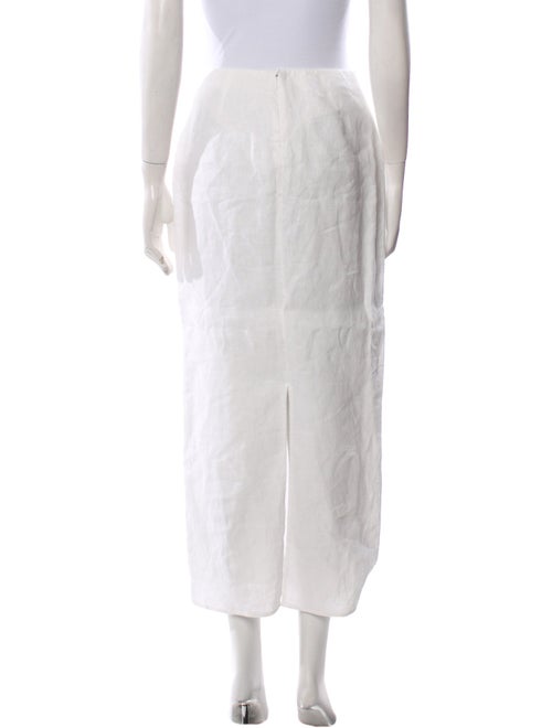 Helsa Linen Midi Length Skirt