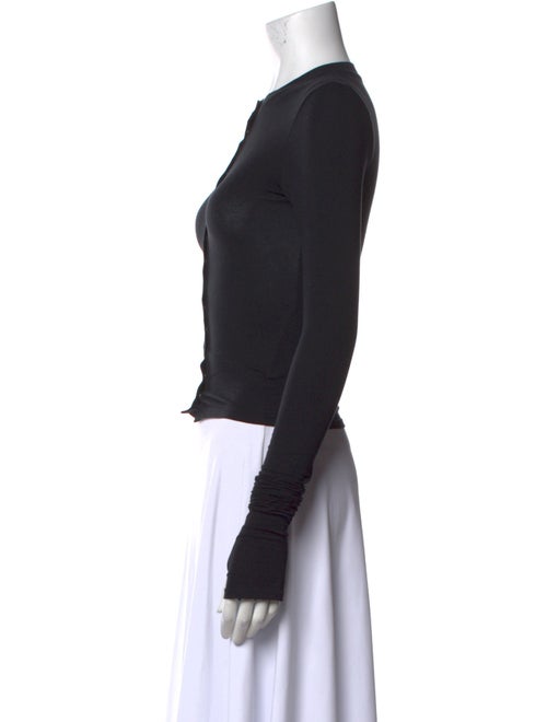 Helsa Crew Neck Long Sleeve Crop Top