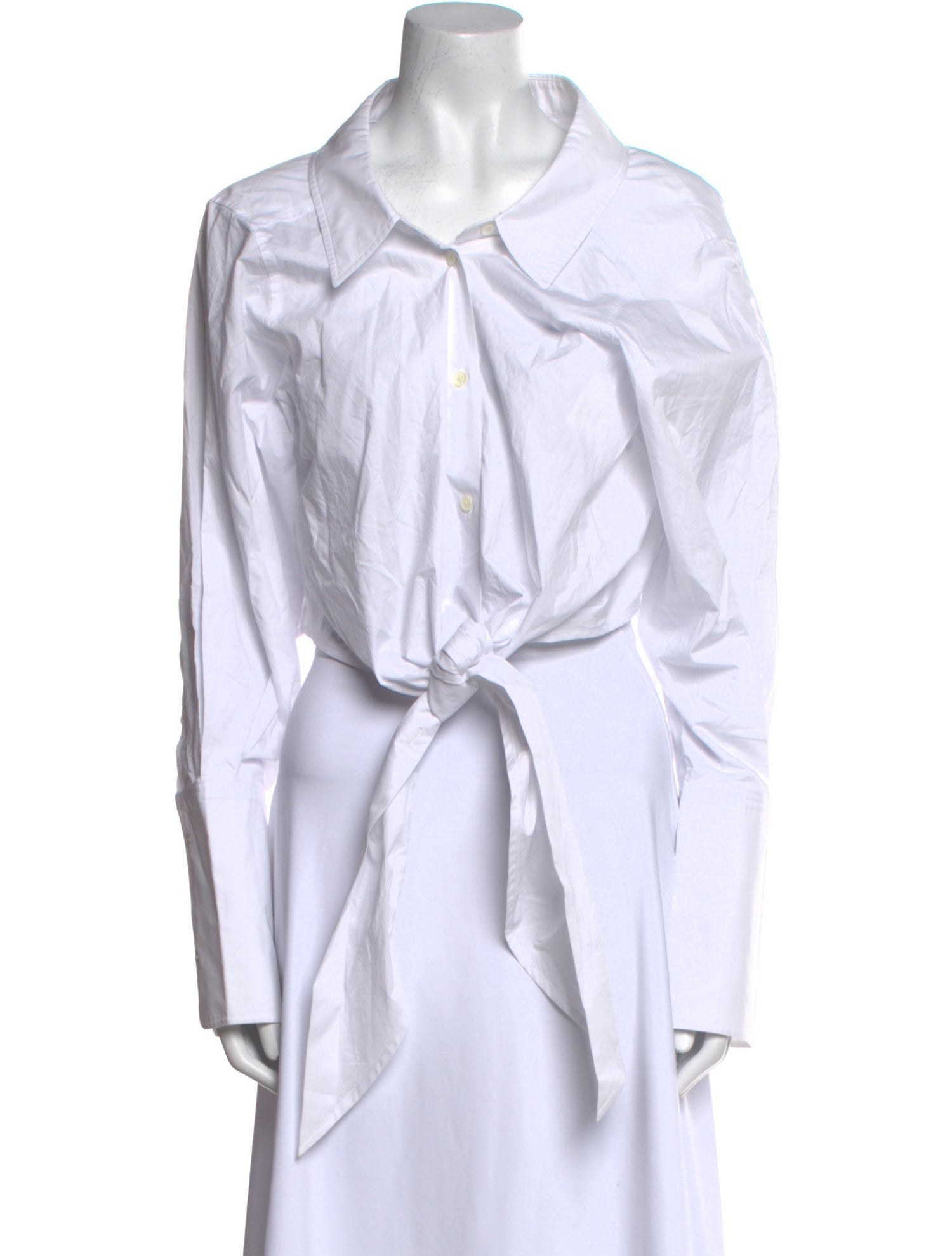 Helsa Long Sleeve Crop Top