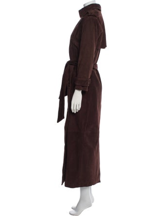 Helsa Suede Trench Coat