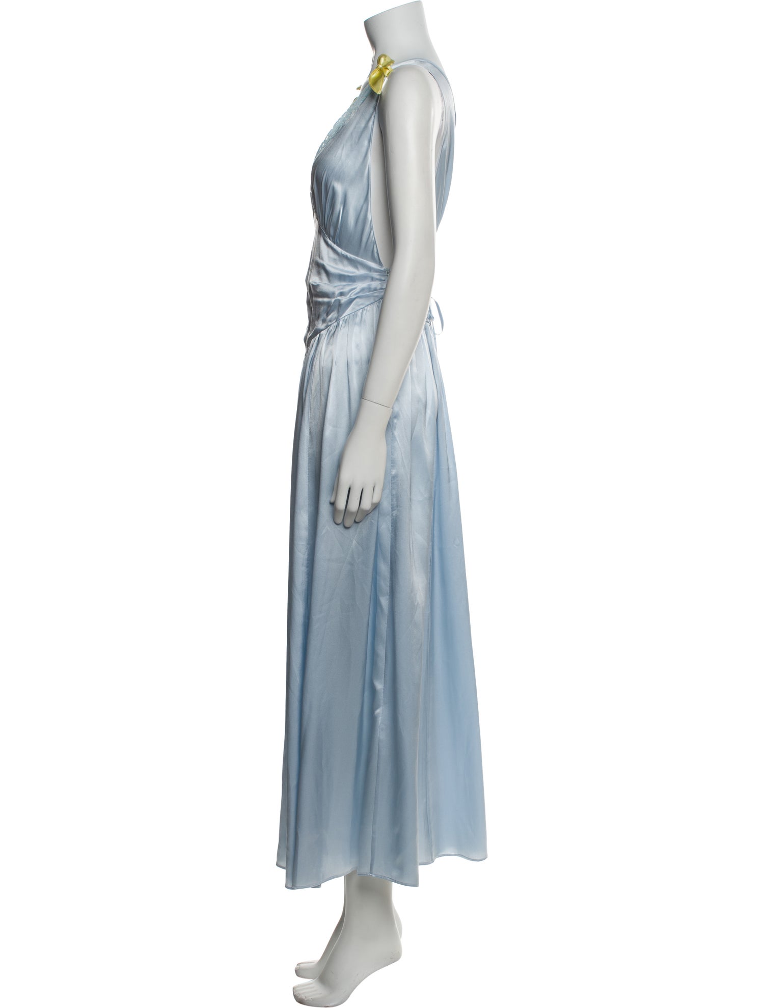Helsa Silk Long Dress