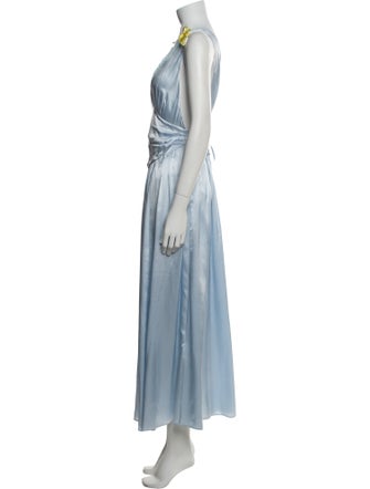 Helsa Silk Long Dress