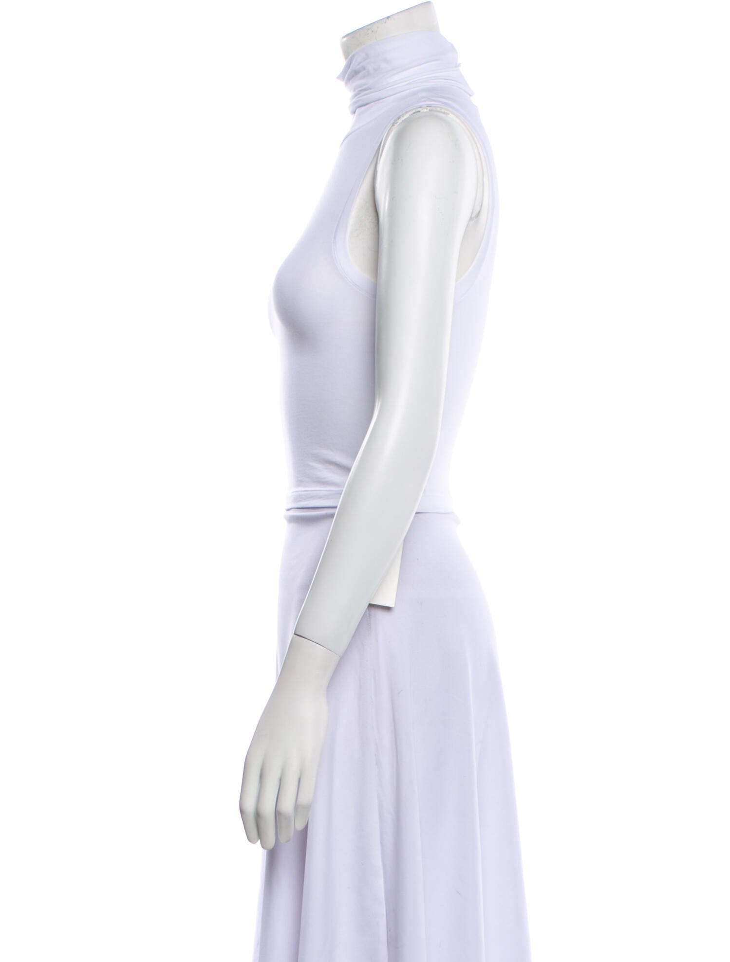 Helsa Turtleneck Sleeveless Crop Top w/ Tags
