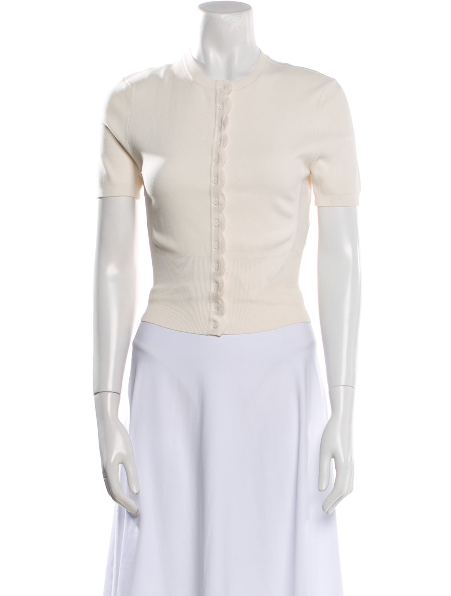 Helsa Crew Neck Short Sleeve Crop Top