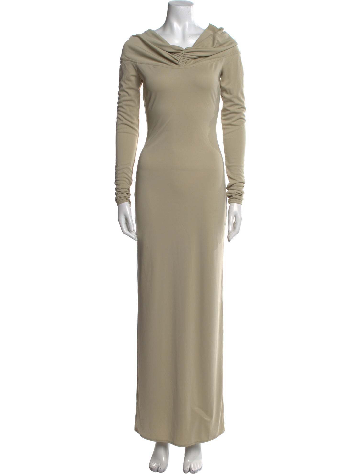 Helsa Cowl Neck Long Dress