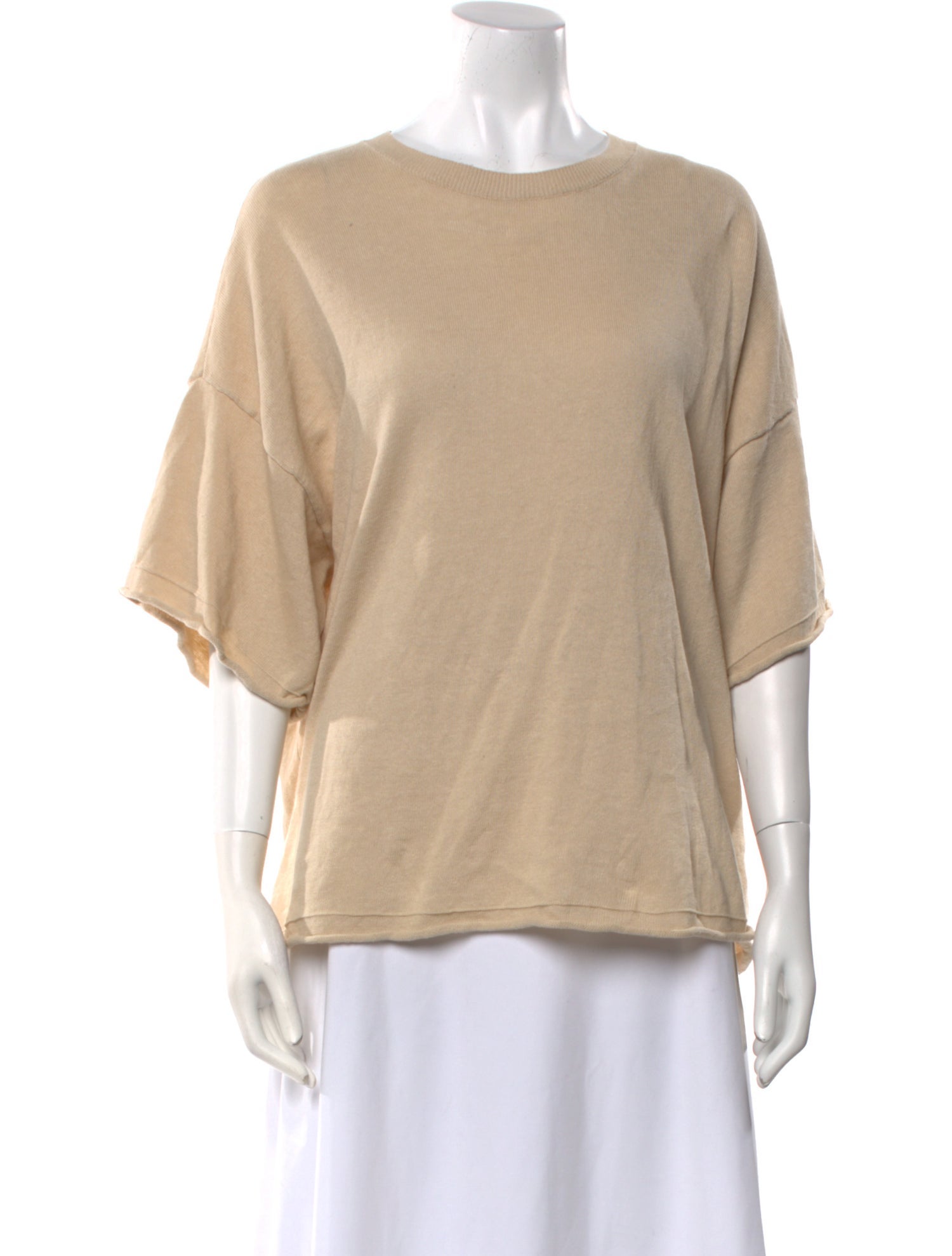 Helsa Linen Bateau Neckline Sweater
