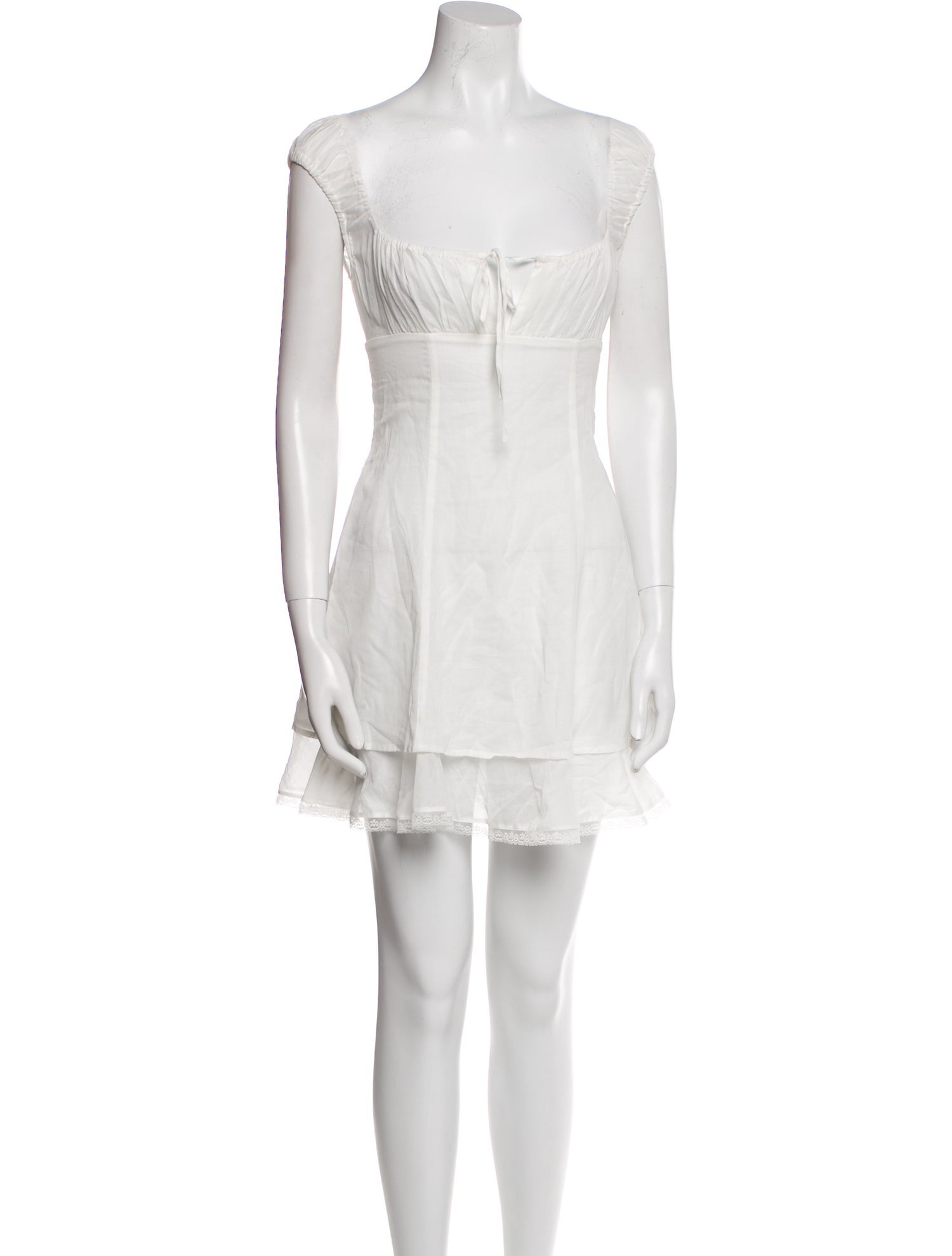 Helsa Square Neckline Mini Dress