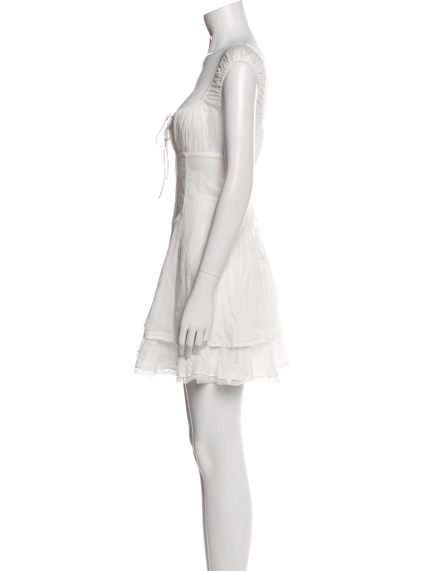 Helsa Square Neckline Mini Dress