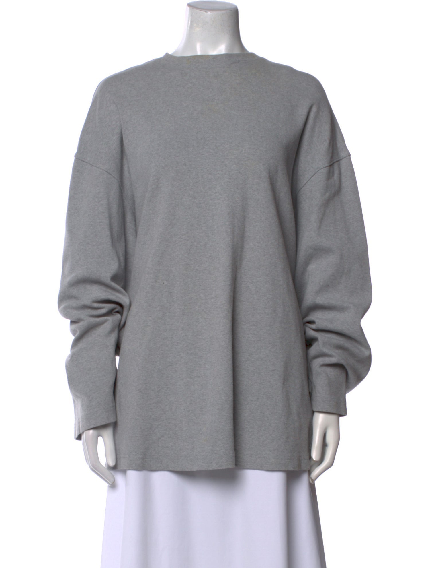 Helsa Bateau Neckline Long Sleeve Sweatshirt