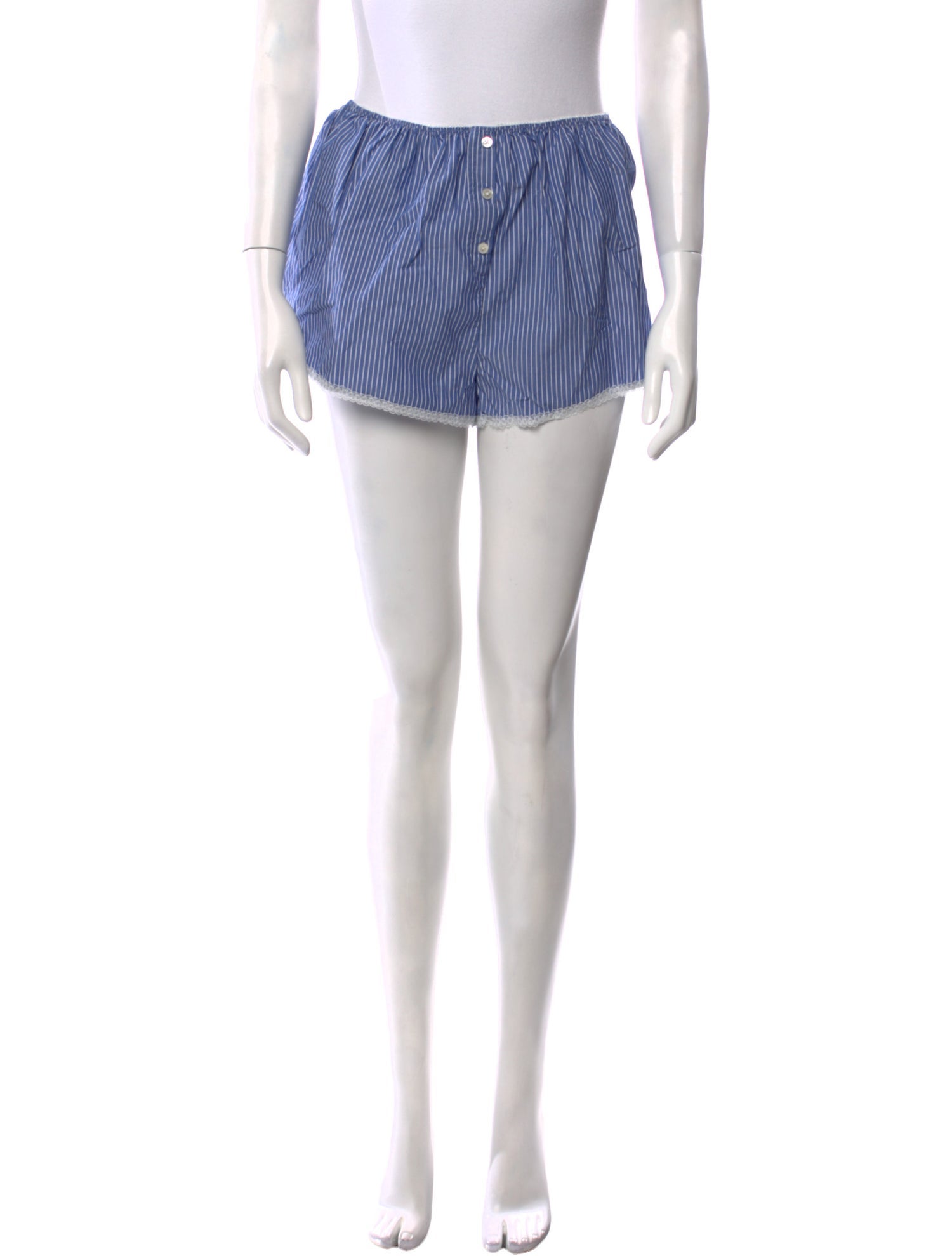 Helsa Striped Mini Shorts