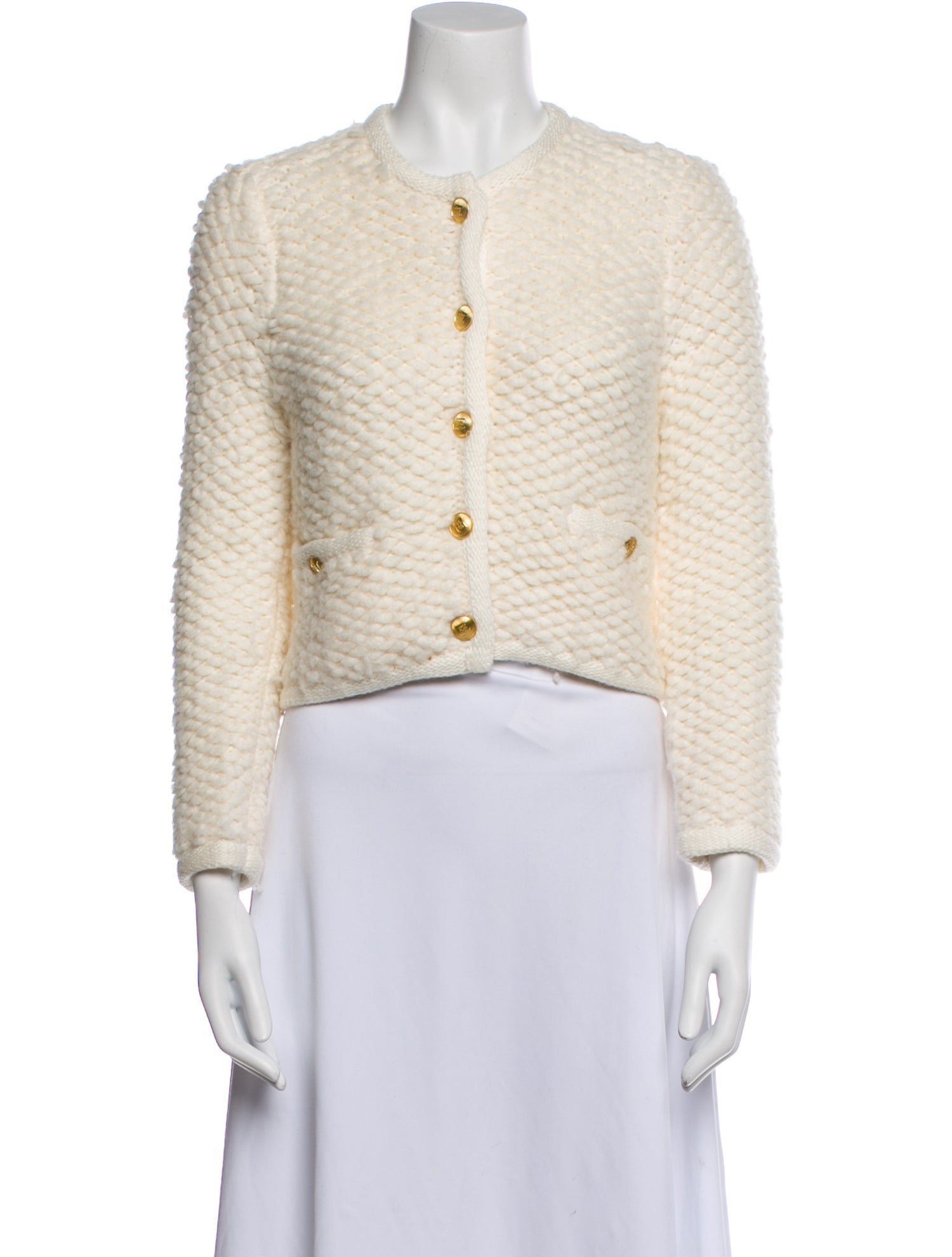 Helsa Tweed Pattern Evening Jacket