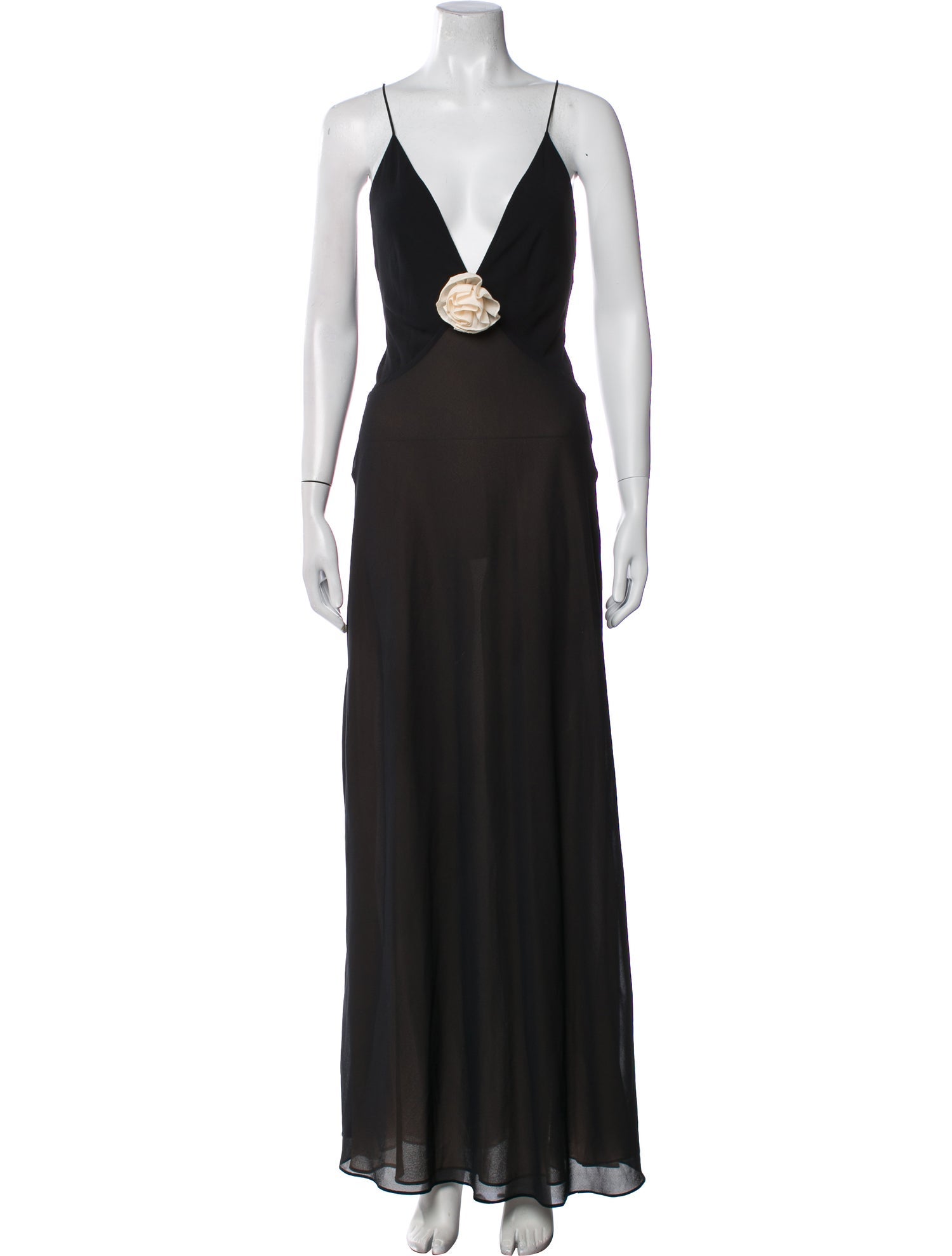 Helsa V-Neck Long Dress