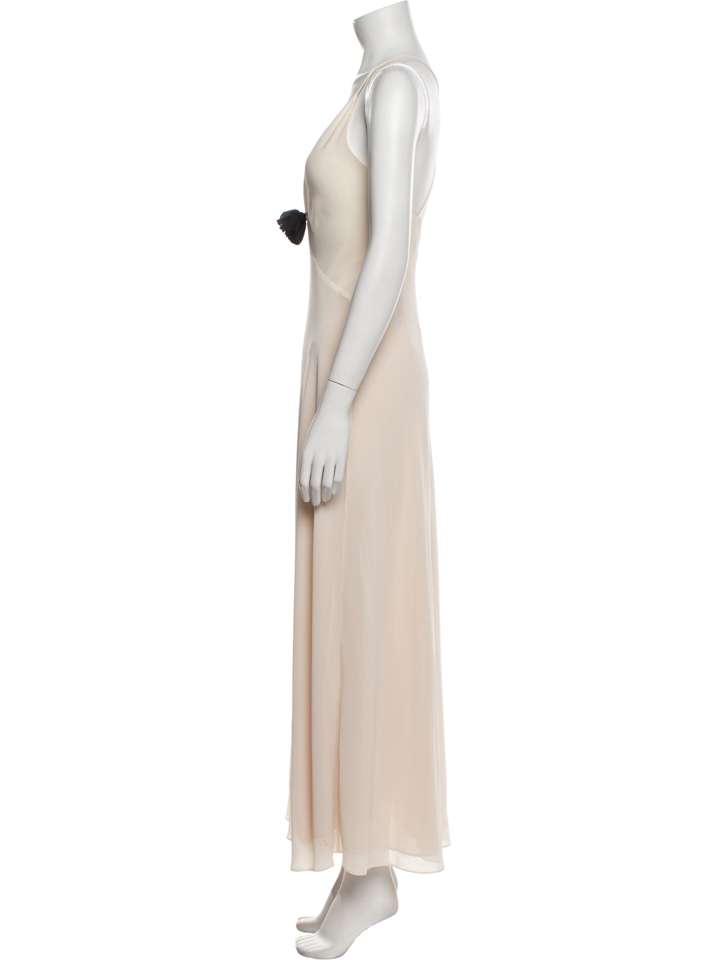 Helsa V-Neck Long Dress