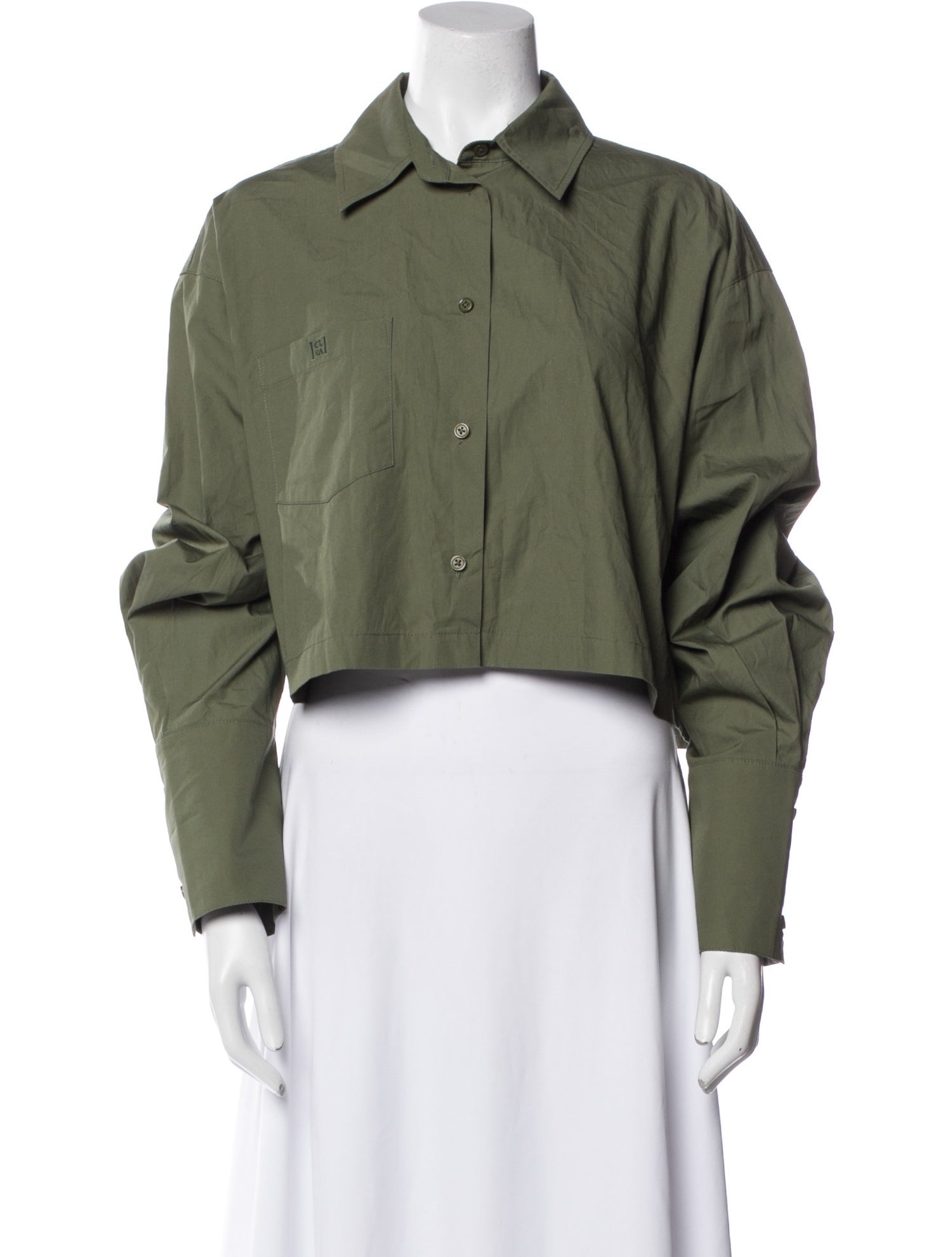 Helsa Long Sleeve Crop Top