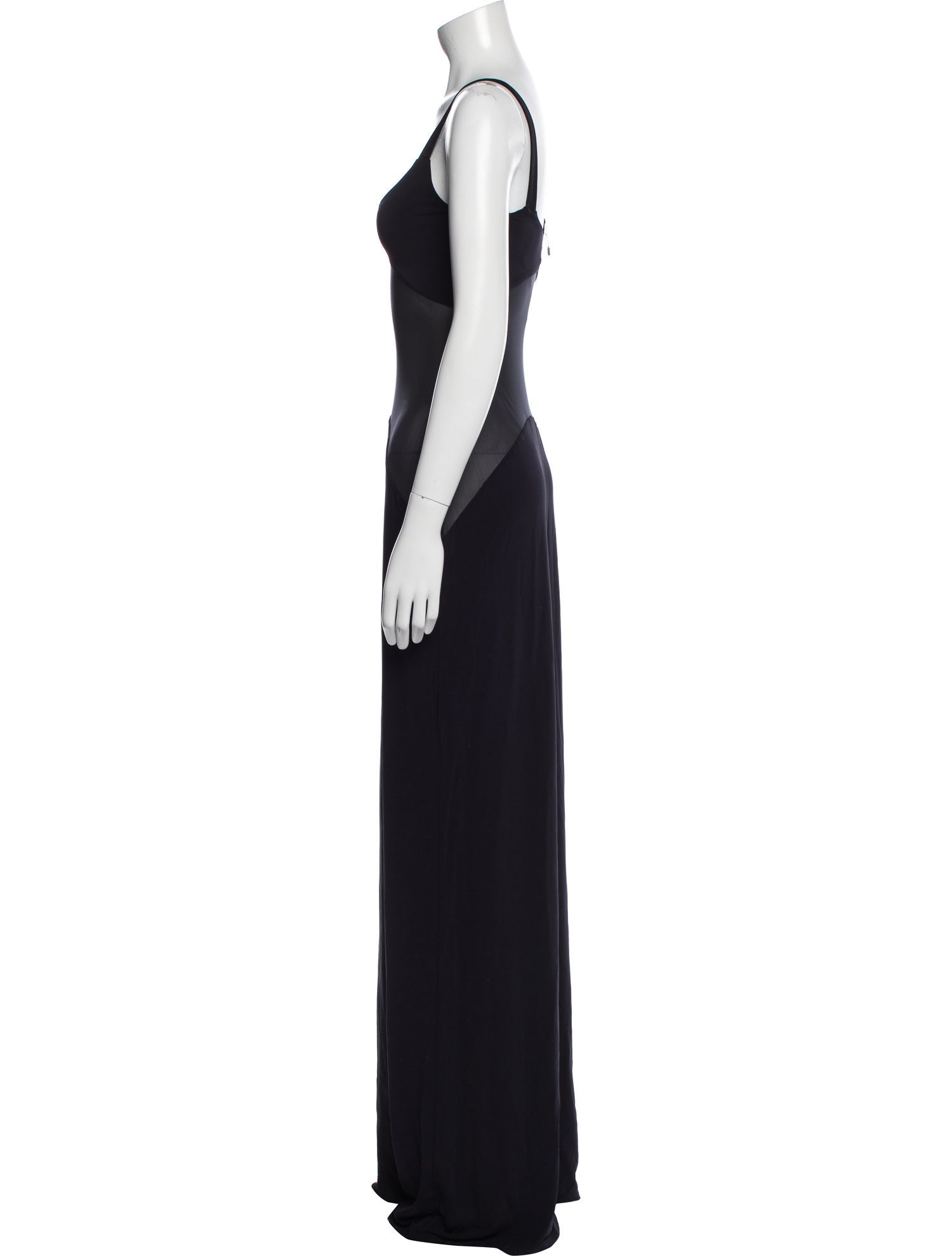 Helsa Scoop Neck Long Dress