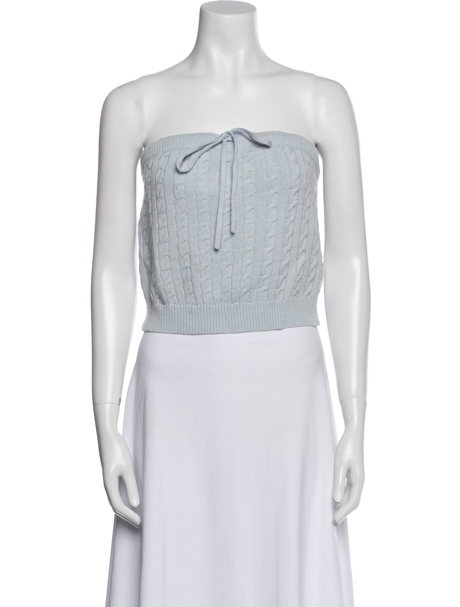 Helsa Strapless Crop Top