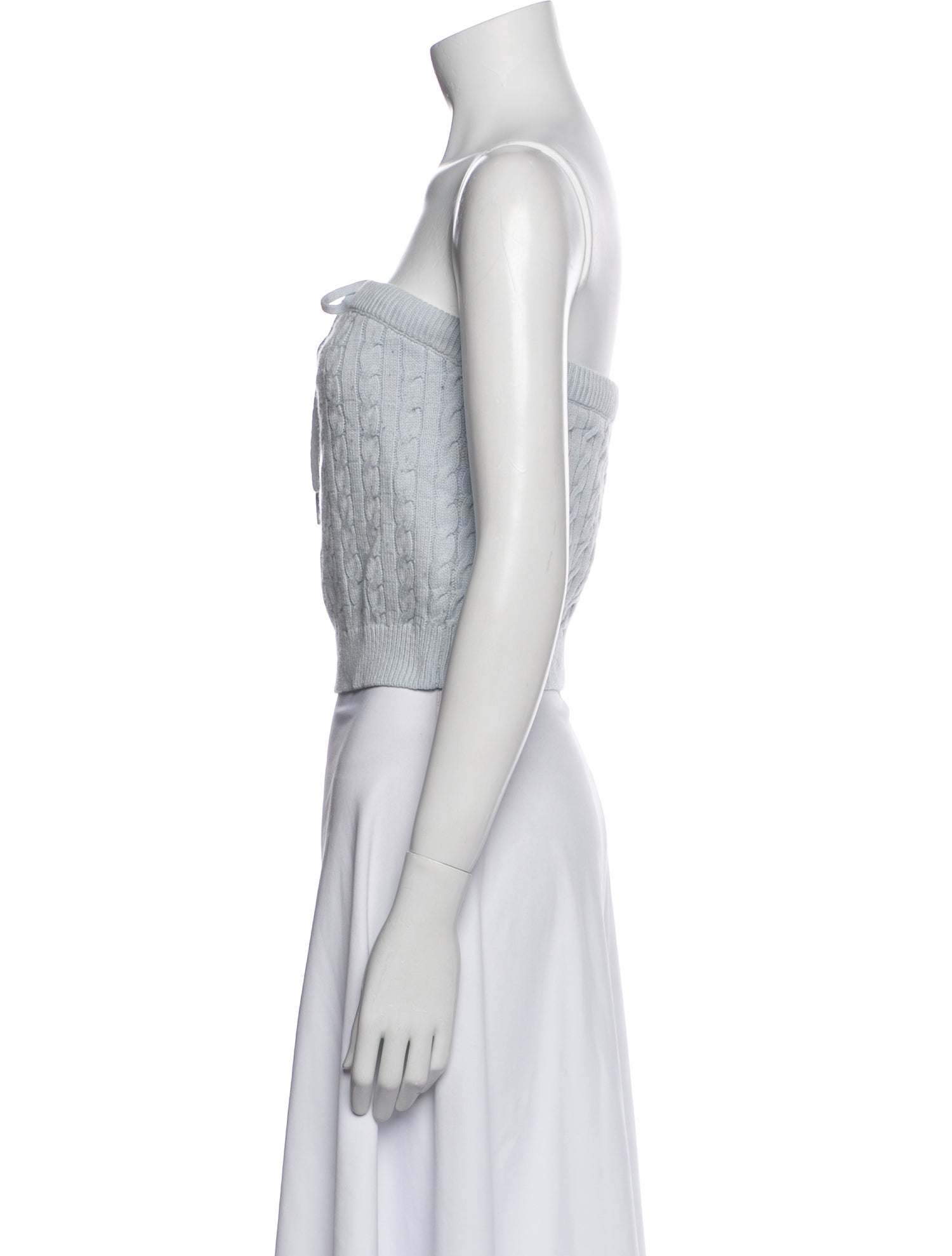 Helsa Strapless Crop Top