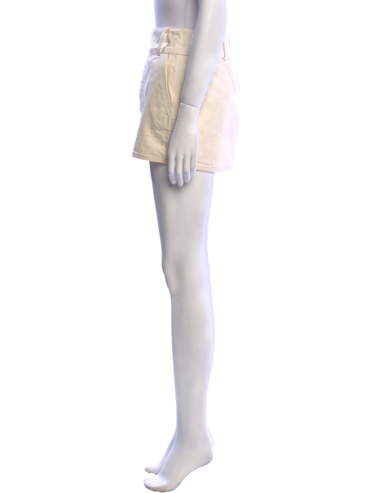 Helsa Raw-Edge Trim Mini Skirt