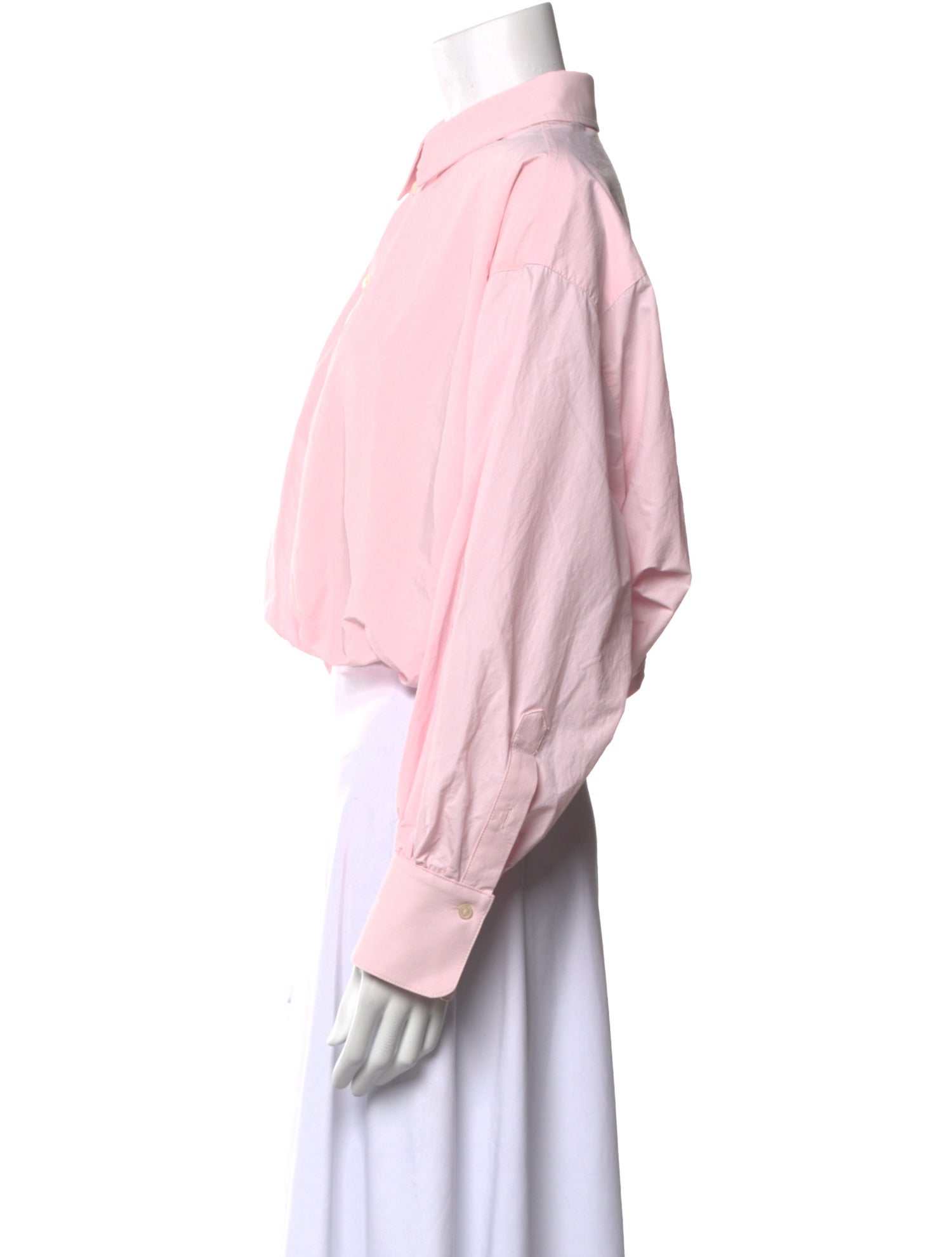 Helsa Nylon Long Sleeve Crop Top