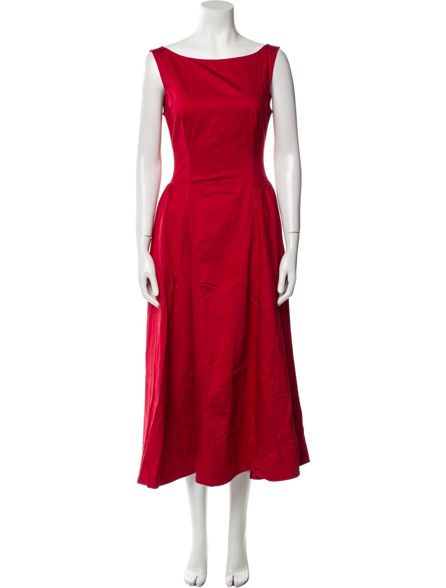 Helsa Bateau Neckline Long Dress