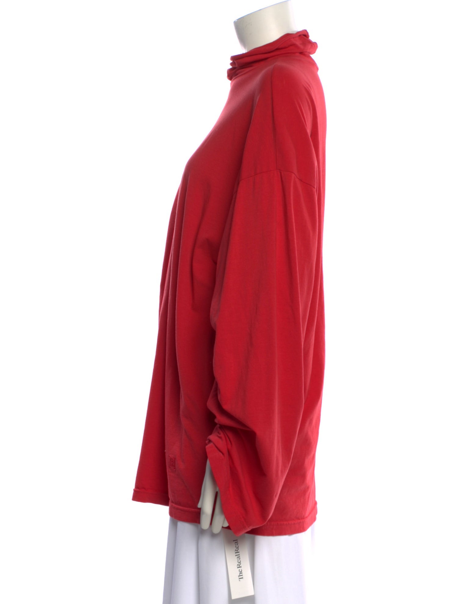 Helsa Mock Neck Long Sleeve Sweatshirt