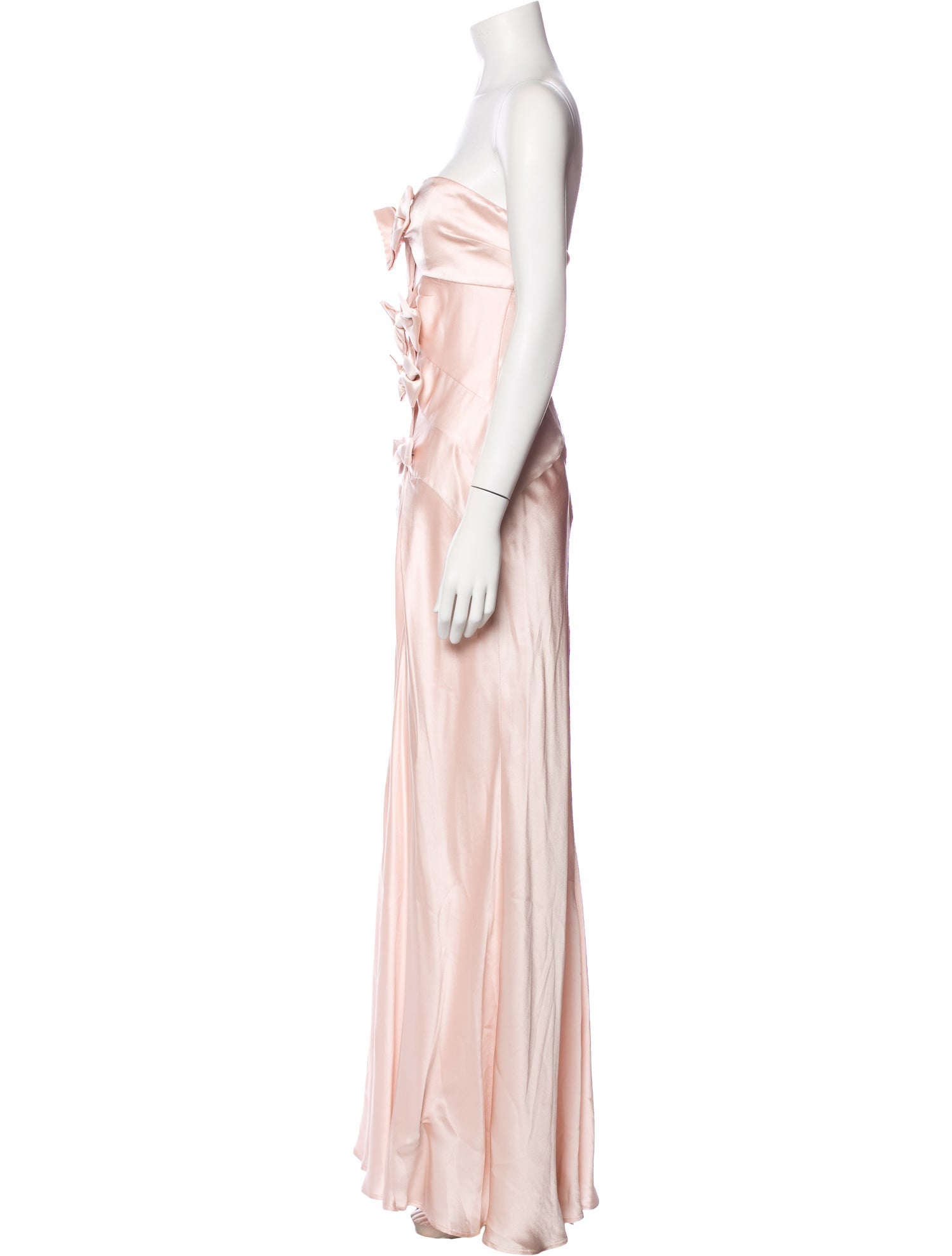 Helsa Silk Long Dress