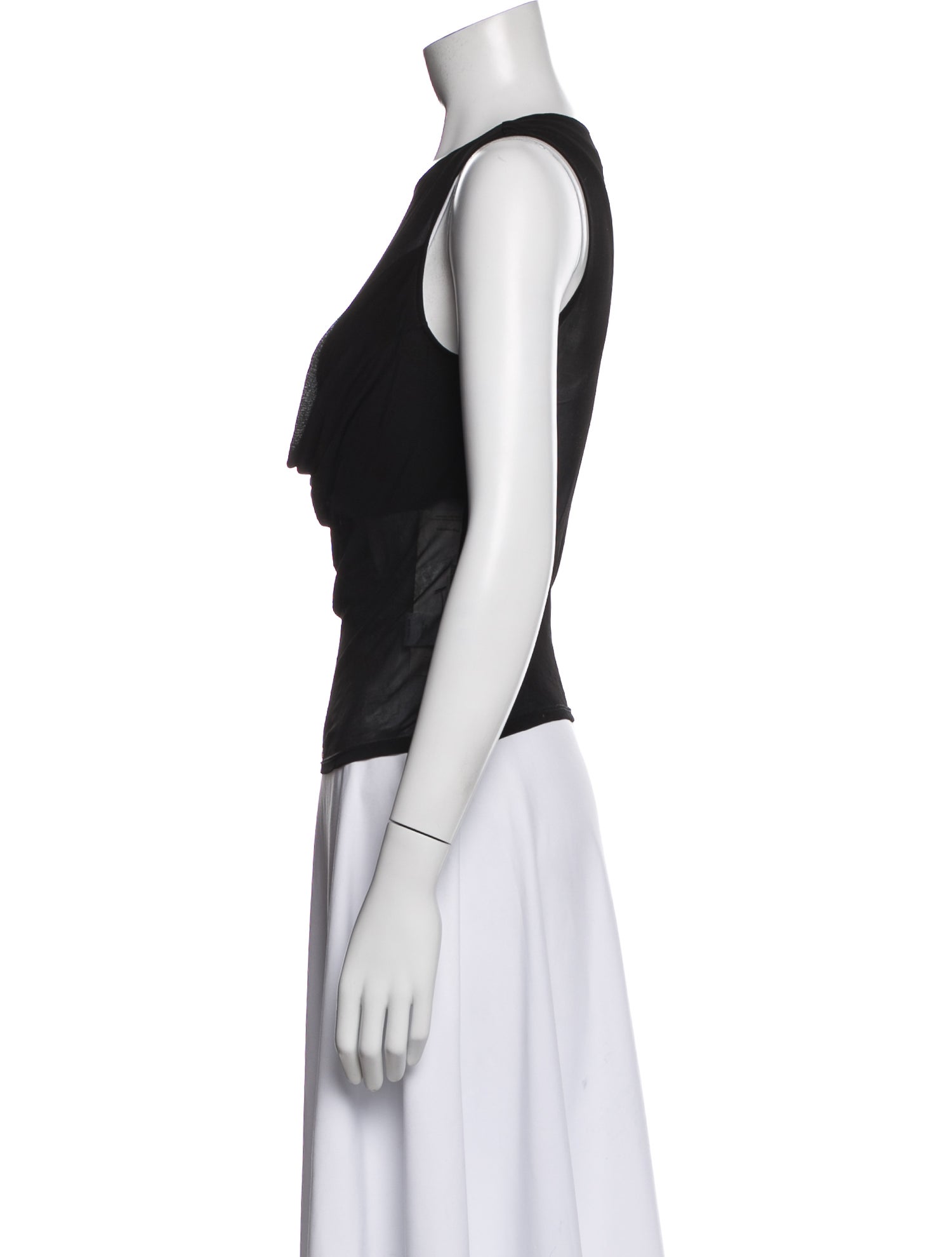 Helsa Cowl Neck Sleeveless Top